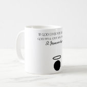 Josemaria Escriva Quote Tasse (Vorderseite Links)