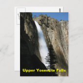 Josemite Falls in Kalifornien Postkarte (Vorne/Hinten)