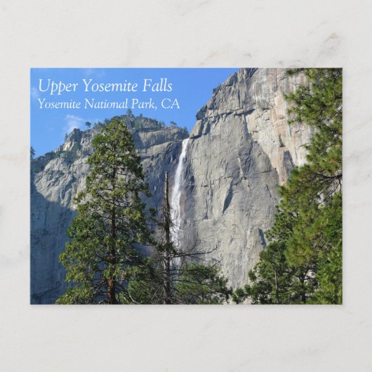 Josemite Falls, Yosemite National Park, CA P Postkarte (Vorderseite)
