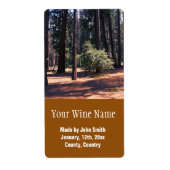 Josemiter Wald Wälder braunen Weinetiketten. (Vorne)