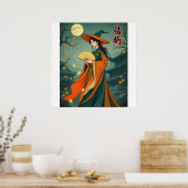 Joseon Witch - Retro Vintag Hanbok Poster (Küche)
