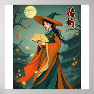 Joseon Witch - Retro Vintag Hanbok Poster
