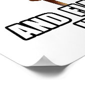 Josepf Ducreux Rap Hands Skyward Poster (Ecke)