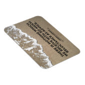 Joseph Addison Inspiration Zitat "Ratschläge" Flex Magnet (Rechte Seite)