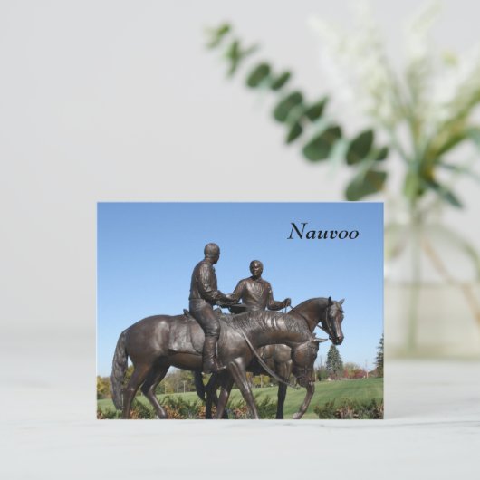 Joseph and Hyrum Smith Statue Postkarte (Stehend Vorderseite)