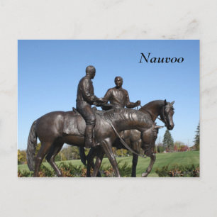 Joseph and Hyrum Smith Statue Postkarte