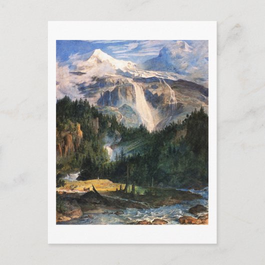 Joseph Anton Koch - Schmadribach Wasserfall, 1822 Postkarte (Vorderseite)