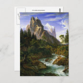 Joseph Anton Koch, Wetterhorn von der Rosenlaui Postkarte (Vorne/Hinten)
