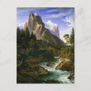 Joseph Anton Koch, Wetterhorn von der Rosenlaui Postkarte