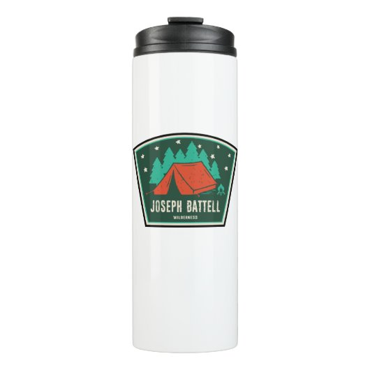 Joseph Battell Wilderness Vermont Camping Thermosbecher (Vorderseite)