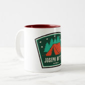 Joseph Battell Wilderness Vermont Camping Zweifarbige Tasse (Vorderseite Links)
