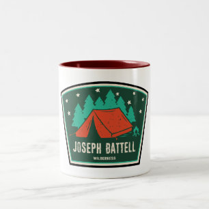 Joseph Battell Wilderness Vermont Camping Zweifarbige Tasse