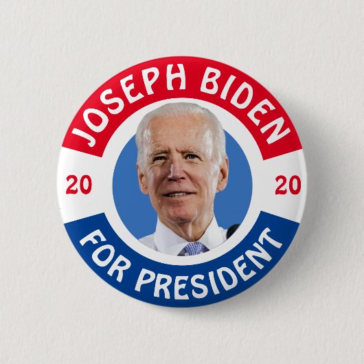 Joseph Biden for President 2020 Button (Vorderseite)
