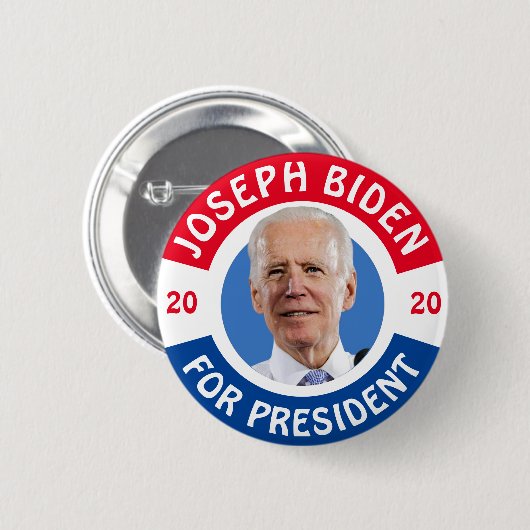 Joseph Biden for President 2020 Button (Vorne & Hinten)