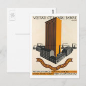 Joseph Binder, Budapester Möbelausstellung Vintag Postkarte (Vorne/Hinten)