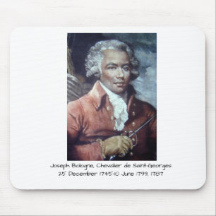 Joseph Bologne, Chevalier de Heilig-Georges Mousepad