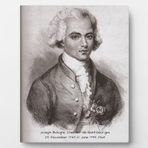 Joseph Bologne, Chevalier de Saint-Georges Fotoplatte