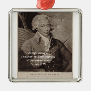 Joseph Bologne Chevalier de Saint-Georges Ornament Aus Metall