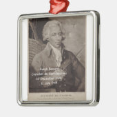 Joseph Bologne Chevalier de Saint-Georges Ornament Aus Metall (Links)