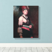 Joseph Brant, Chef der Mohawks, 1742-1807 Leinwanddruck (Insitu (Holzboden))