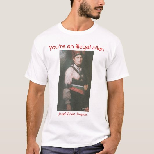 Joseph Brant des Irokesen T-Shirt (Vorderseite)