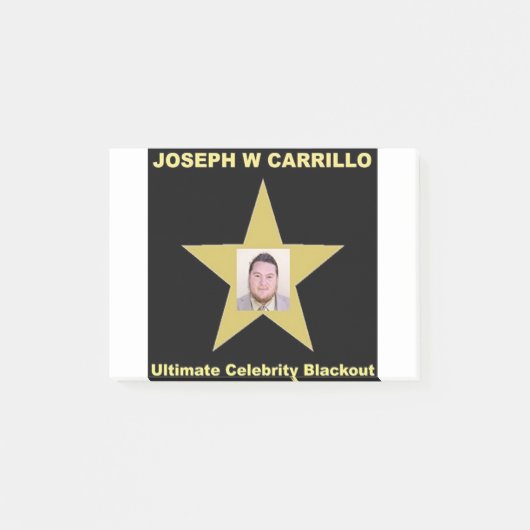 Joseph Carrillo - entscheidender Post-it Klebezettel (Vorderseite)