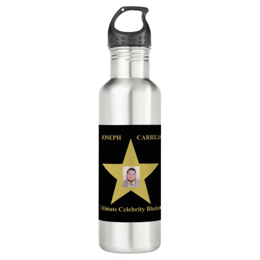 Joseph Carrillo - Ultimate Celebrity Blackout Edelstahlflasche (Vorderseite)