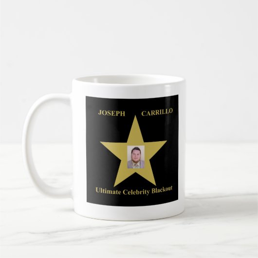 Joseph Carrillo Ultimate Celebrity Blackout Tasse (Links)