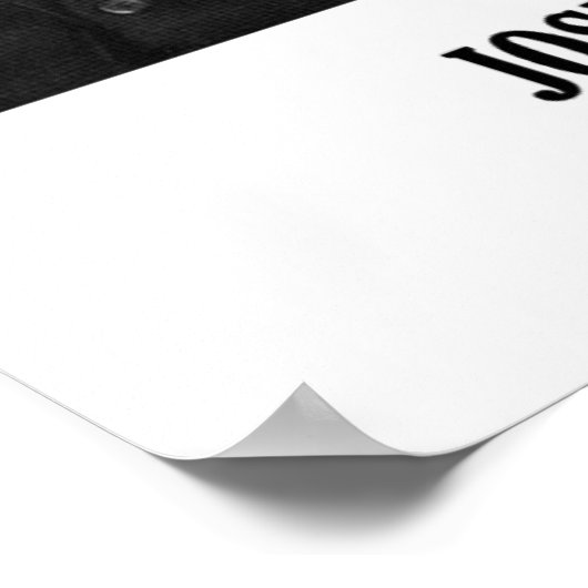 Joseph Conrad A Man ist ein Zitat zur Modernität d Poster (Ecke)