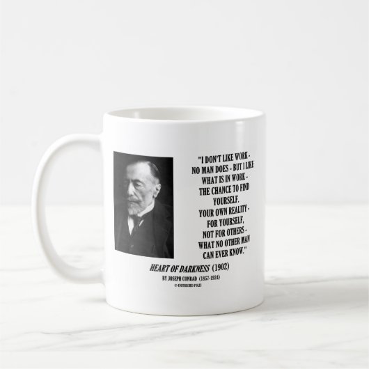 Joseph Conrad-Arbeits-Möglichkeit Ihr eigenes Kaffeetasse (Links)