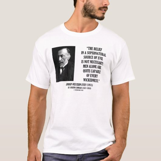 Joseph Conrad-Quellschlechter Mann-fähige T-Shirt (Vorderseite)