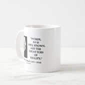 Joseph Conrad spricht über große Feinde der Wirkli Kaffeetasse (Vorderseite Links)