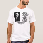 Joseph Conrad Work Chance Ihre eigene Realität Zit T-Shirt (Vorderseite)