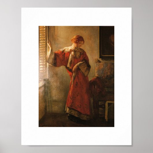 Joseph DeCamp, das Fenster Blind, die schöne Kunst Poster (Vorne)