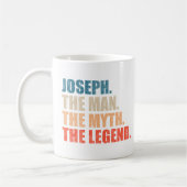 Joseph der Mann der Mythos der Legende Kaffeetasse (Links)