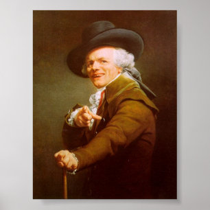 Joseph Ducreux Self Portrait Poster