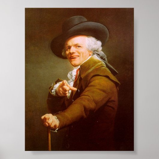 Joseph Ducreux Self Portrait Poster (Vorne)