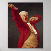 Joseph Ducreux Yawning Self Portrait Poster (Vorne)