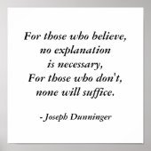 Joseph Dunninger Quote Poster von SRF (Vorne)