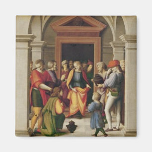 Joseph empfängt seine Brüder, C. 1515 Magnet