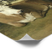 Joseph empfängt seinen Vater in Ägypten, 1628 Poster (Ecke)