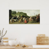 Joseph empfängt seinen Vater in Ägypten, 1628 Poster (Küche)