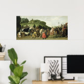 Joseph empfängt seinen Vater in Ägypten, 1628 Poster (Heimbüro)