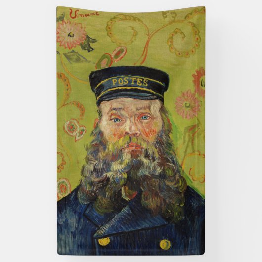 Joseph-Étienne Roulin (von Vincent van Gogh) Banner (Vertikal)