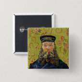 Joseph-Étienne Roulin (von Vincent van Gogh) Button (Vorne & Hinten)