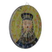 Joseph-Étienne Roulin (von Vincent van Gogh) Dartscheibe (Vorderseite Links)