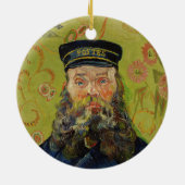 Joseph-Étienne Roulin (von Vincent van Gogh) Keramik Ornament (Hinten)