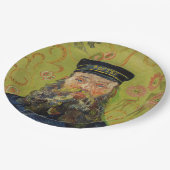 Joseph-Étienne Roulin (von Vincent van Gogh) Pappteller (Schrägansicht)