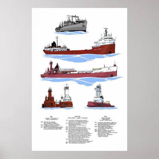 Joseph H. Thompson History Poster (Vorne)