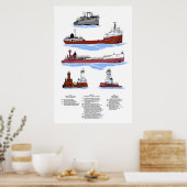 Joseph H. Thompson History Poster (Küche)